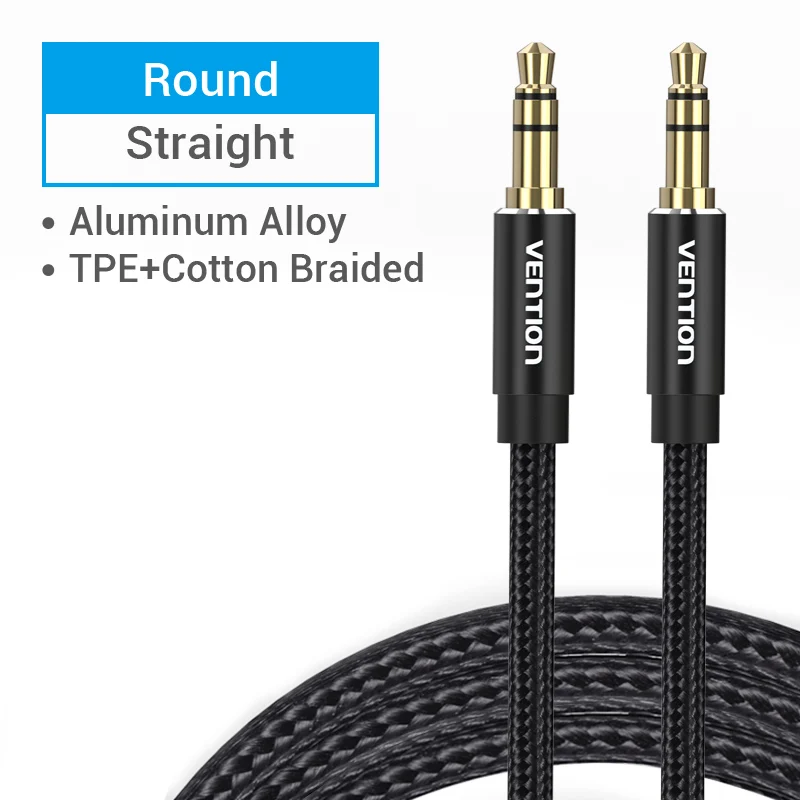 Ventie Aux-kabel 3,5 mm jack audiokabel 90 graden haakse 3,5 AUX-snoer voor autokoofdtelefoon Xiaomi Beats-luidspreker MP4 AUX-snoer