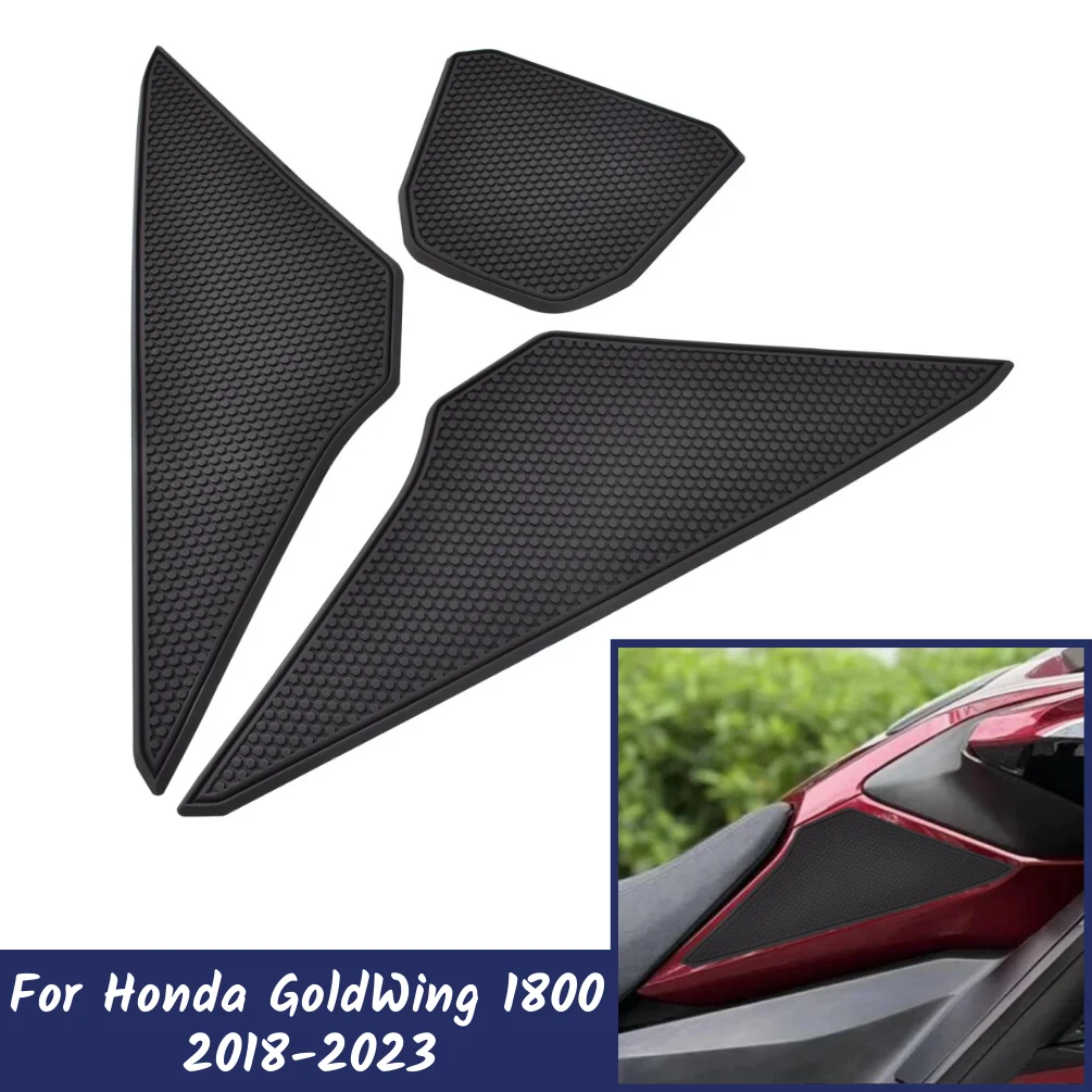 GL1800 Tank Pad Stickers Gas Protector For Honda GoldWing 1800 2018-2023 2022 Kit Knee Sticker Motorcycle Decal Accessories
