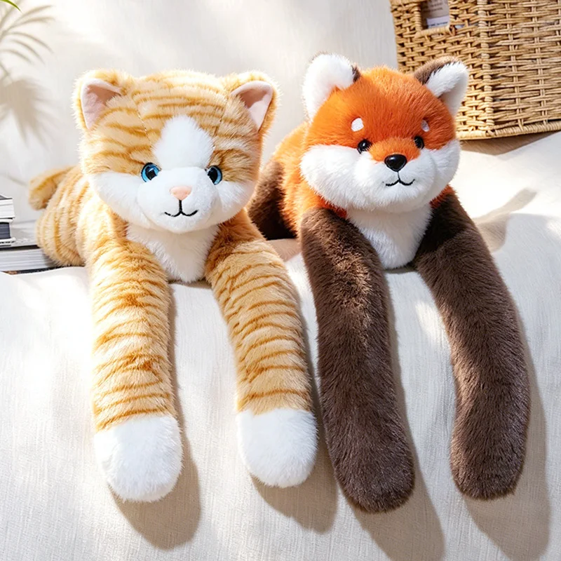 55cm Hot Sales Weighted Animals Plush Doll Long Armed Increased Feeling Load-bearing Toy Panda Husky Fox Koala Pillow Gift - view 2