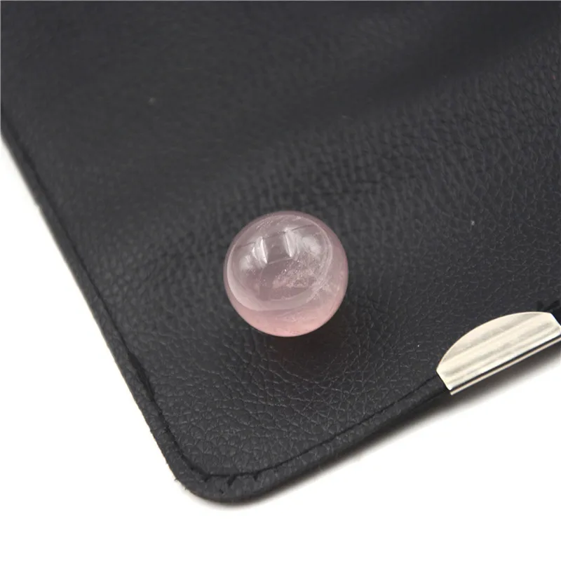 1pc Healing Crystal Natural Pink Rose Quartz Gemstone Ball Divination Sphere 20mm