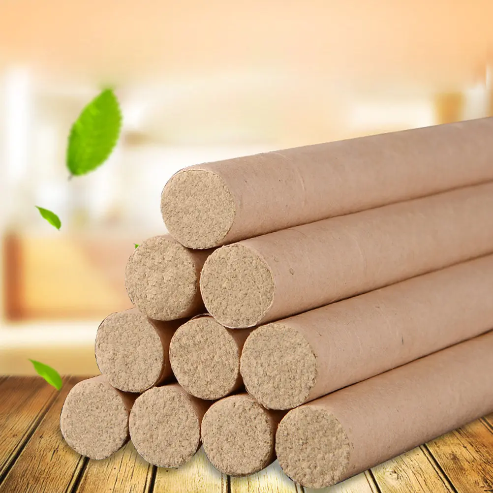 

10Pcs Authentic Chinese Moxa Rolls Wild Harvested Wormwood Mild Heat Moxibustion Sticks Handcrafted Solid Distribution Gift