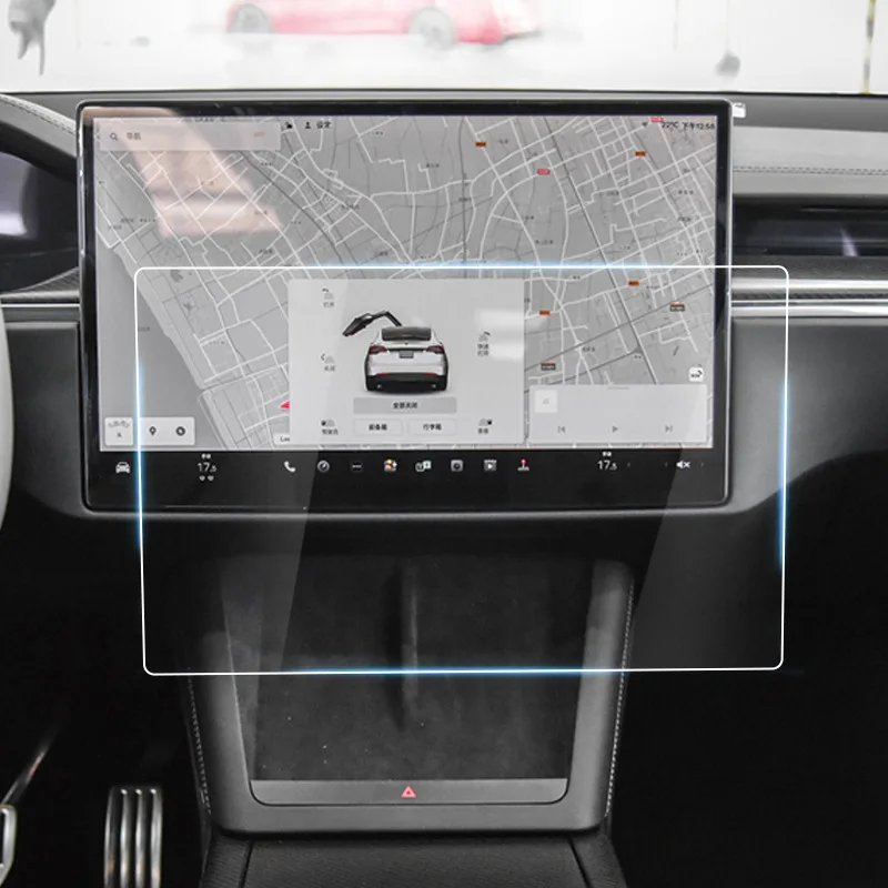 For Tesla Model S Model X Central control navigation touch screen GPS screen Protector 17 inch protective films