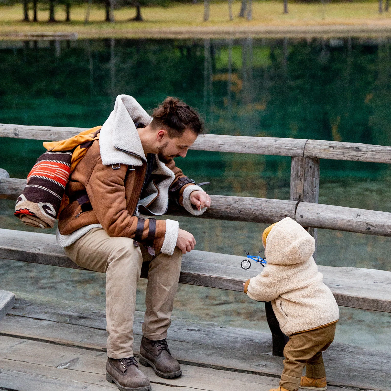 1 ensemble Mini vtt alliage doigt vélo Simulation roues mobiles bureau doigt vélo parfait à collectionner cadeau d'anniversaire