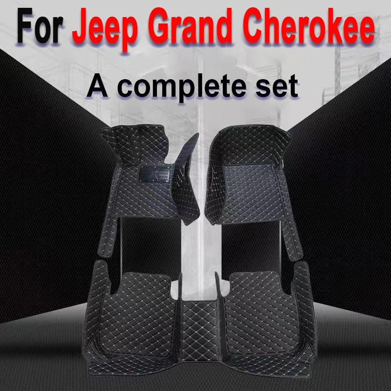 

Автомобильные коврики на заказ для Jeep Grand Cherokee WK2 2012 2013 2014, автомобильные роскошные кожаные коврики для мужчин и женщин, полное покрытие