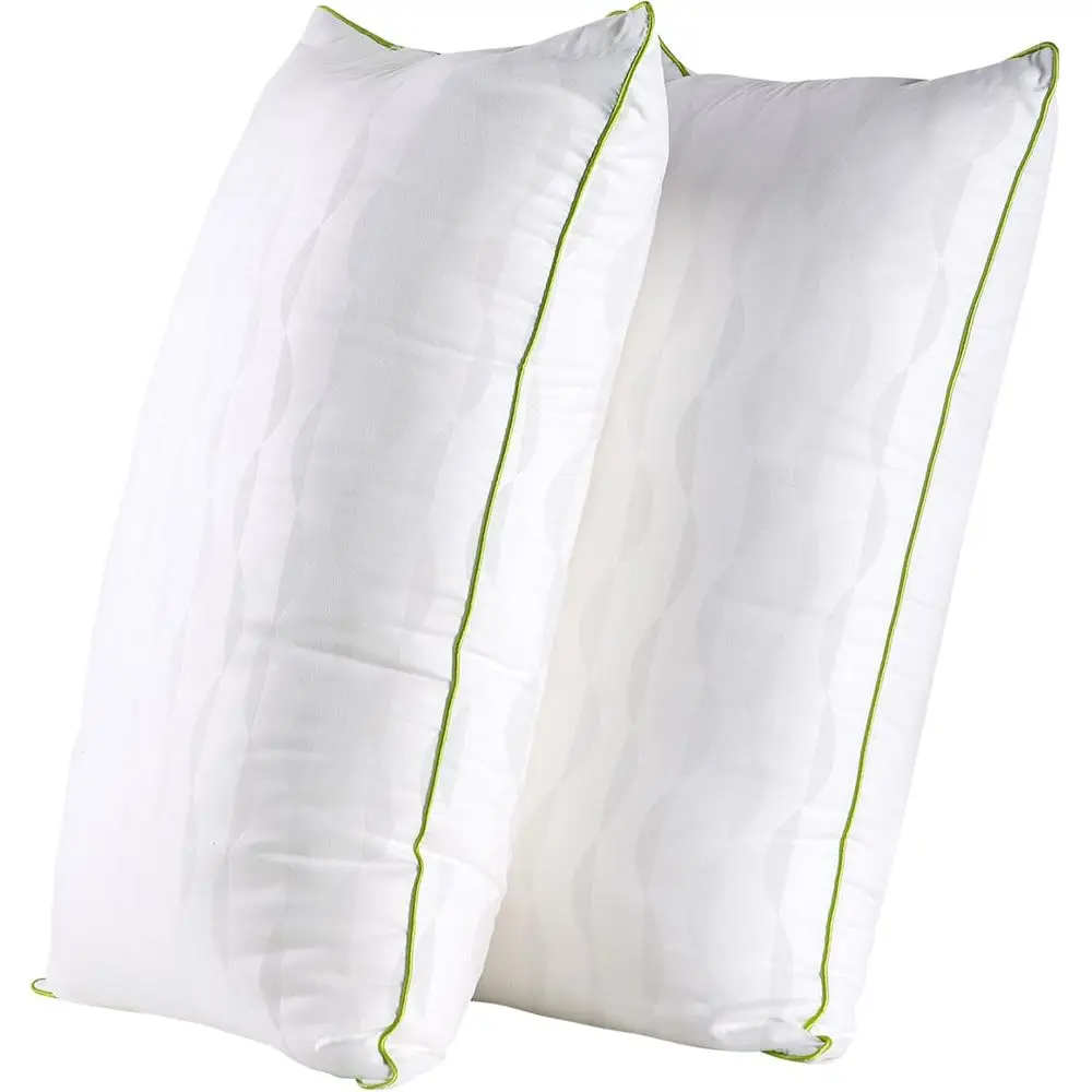 King Size Pillow Set of 2, Adjustable, Cooling, Premium Down Alternative with Zipper