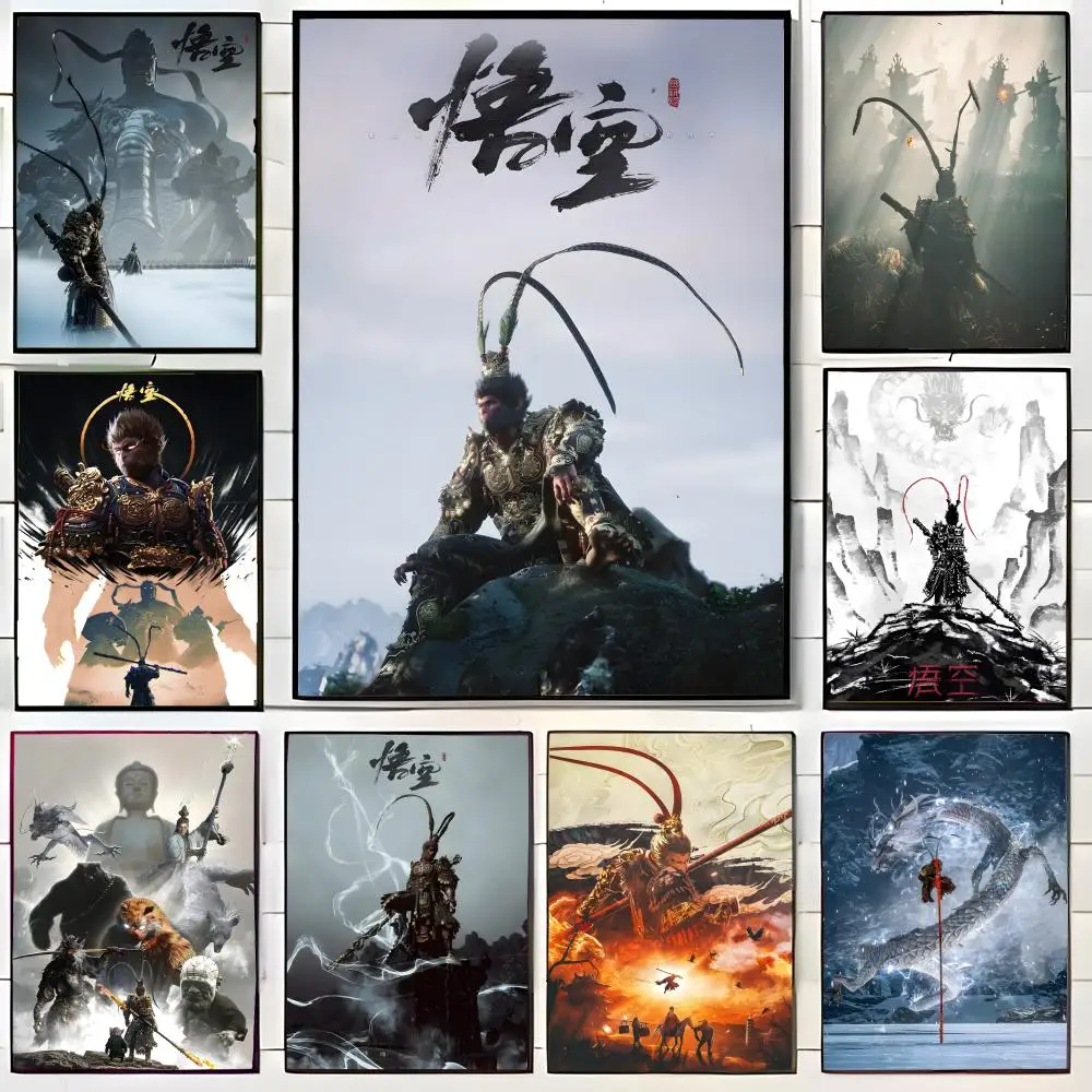 Black Myth Wukong Poster Wall Art Print Poster Decorative Mural Home Decor Gift Unframed