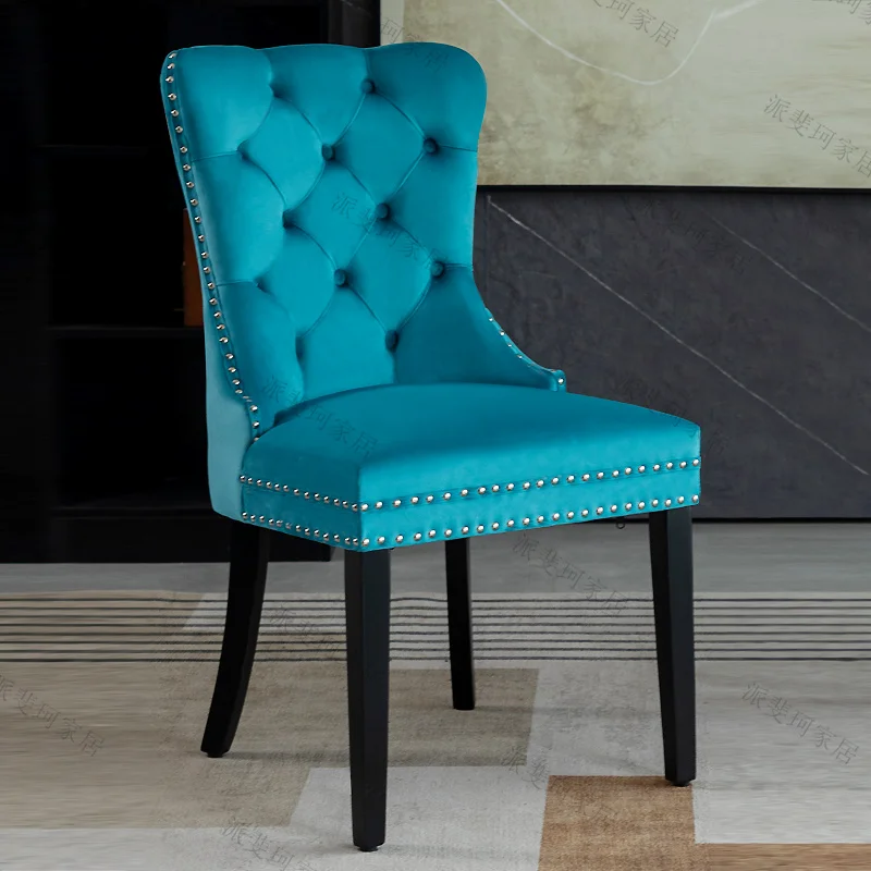 Modern Wooden Dining Chairs Living Room Relaxing Design Interior Island Design Gaming Nordic Meuble De Cuisine Home Furniture