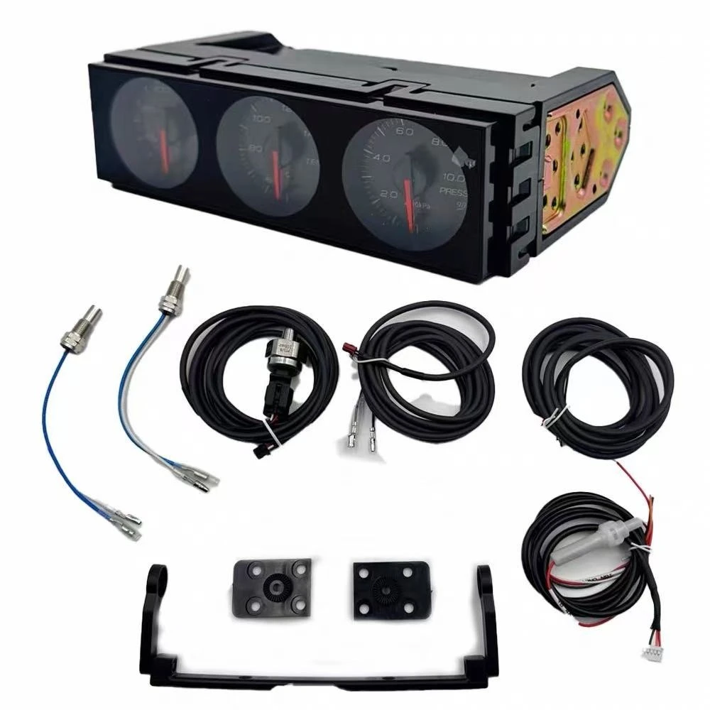 Nippon Seiki Defi DF14405 Meter [DIN-Gauge] White Pointer/Black Dial/White Lighting 10 Background Light Colors Available