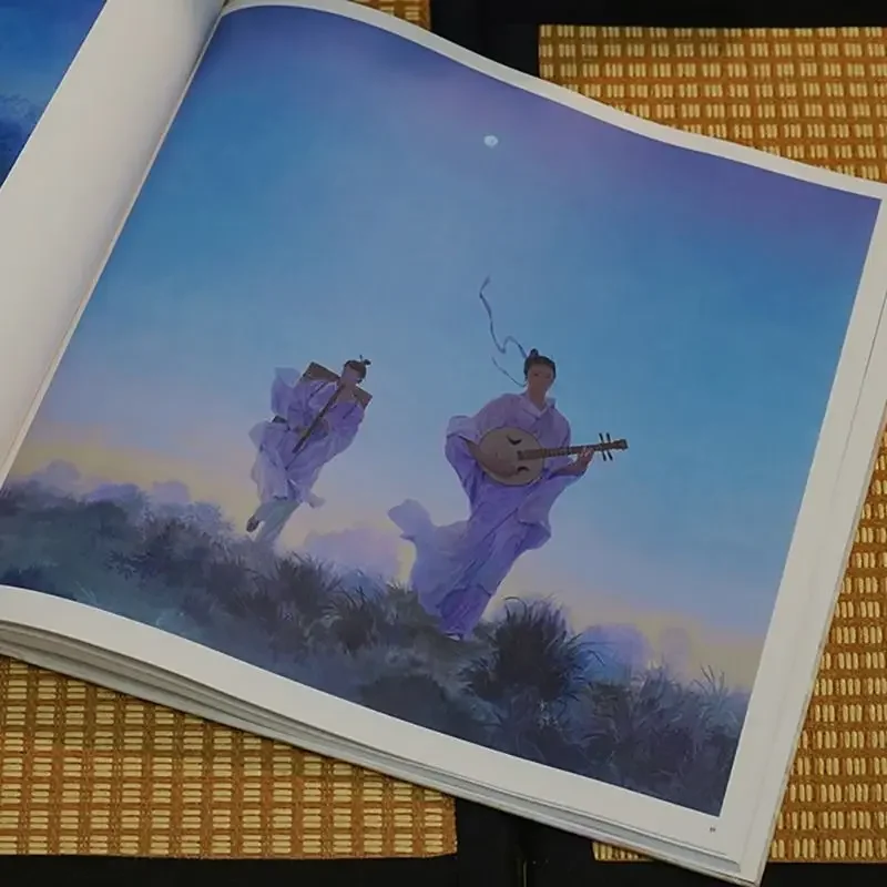 Tian Ci Bai Se Album Book By Merasgar Official Genuine Illustrations Combining Traditional Chinese Colors and Illustrations