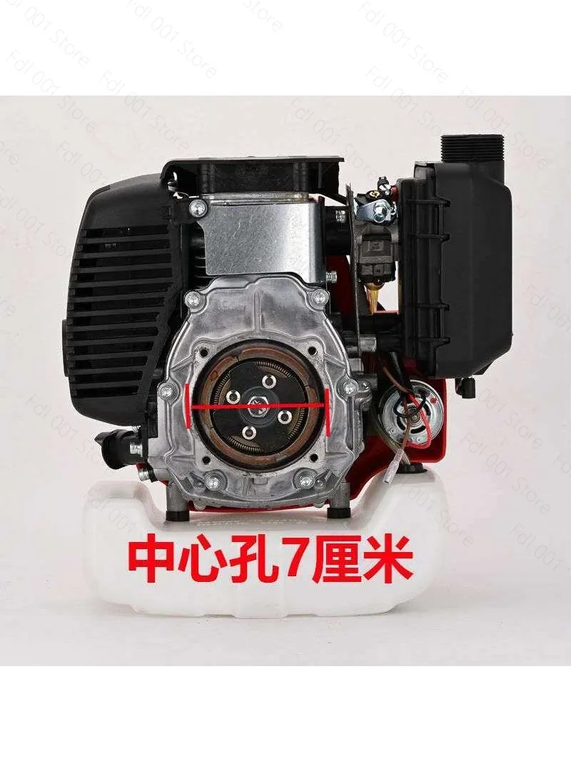 144F Electric Start Four-stroke Outboard Machine Micro-tiller Ground Drilling Rig One-click Start