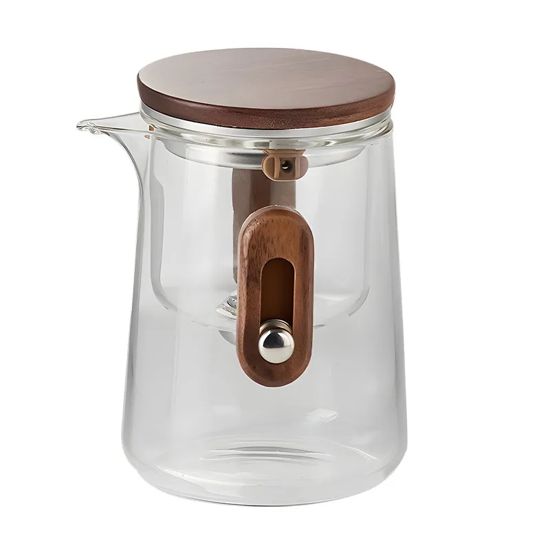 B23B FY320 Glass Tea Cup-Elegant Chinese Style, High Borosilicate, Customizable, 330Ml Capacity