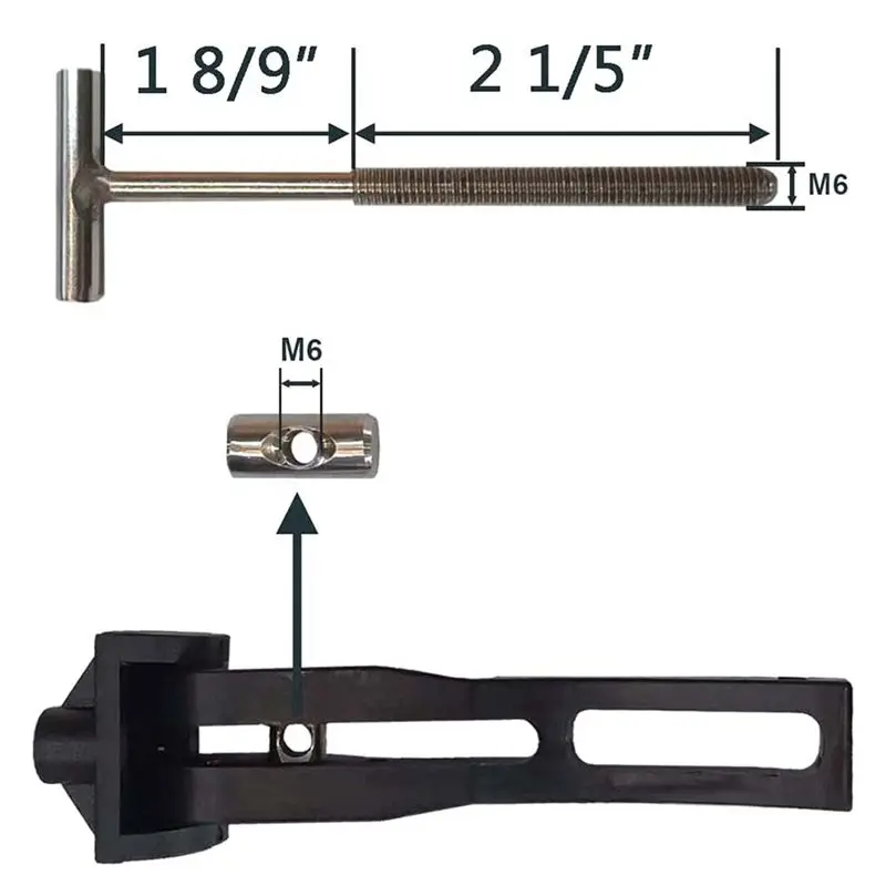 Durable-Universal Replacement Parts For Hard Tri-Fold Tonneau Cover Pickup Truck Cargo Cover Fixing Kit