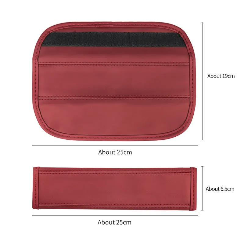 자동차 스타일링 2피스 가죽 자동차 안전벨트 어깨 보호대 액세서리 보호 패드 자동차 인테리어 액세서리