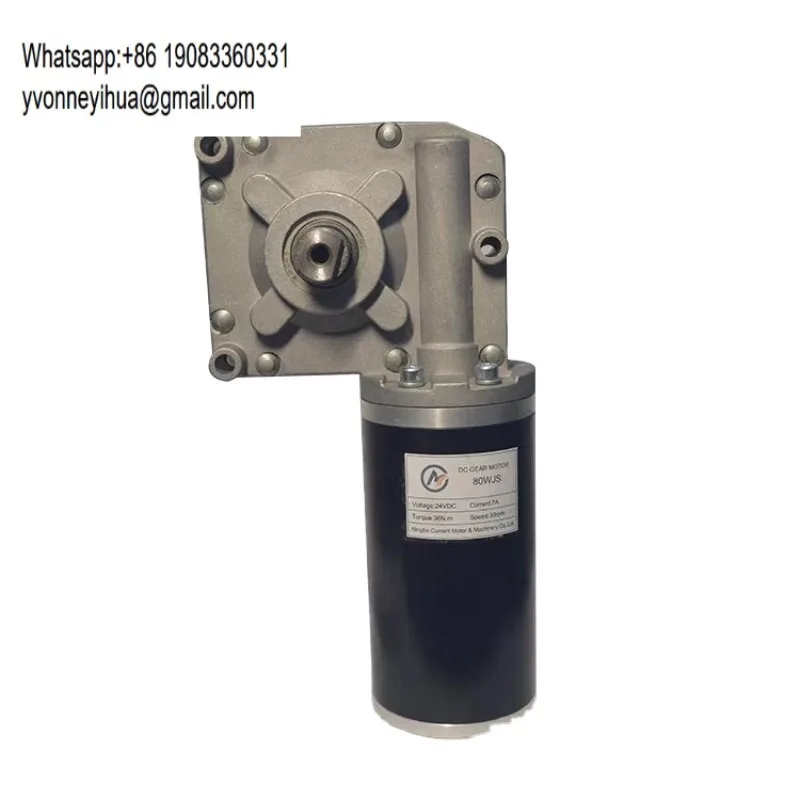 Low Speed High Torque Wheel Chair 200W Dc Gear Motor Electric Motor With Reduction Gear