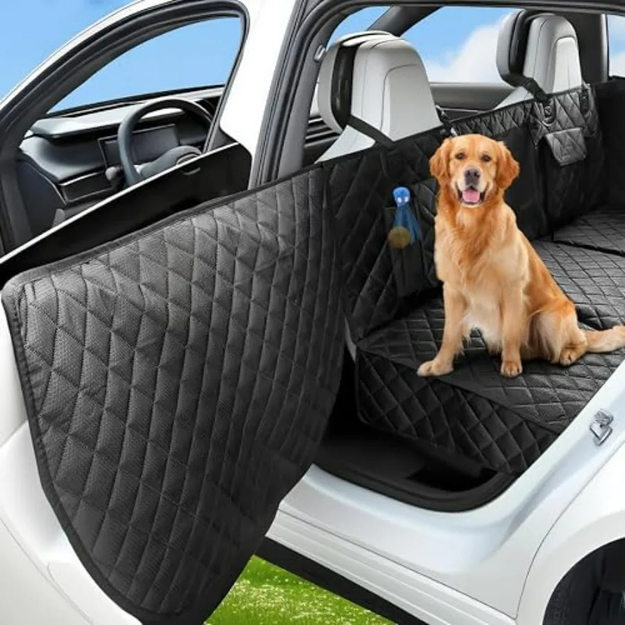 

Dog Seat Cover for Back Seat with Hard Bottom Extender 450lbs Support Dog Hammock for Car Waterproof Non-Slip Back Seat Cover f