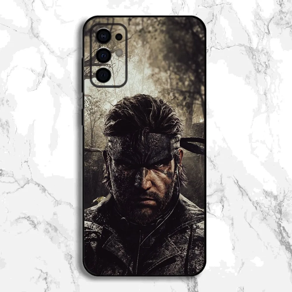 M-Metal Gear S-Solid Game Phone Case For Samsung S24,S21,S22,S23,S30,Ultra,S20,Plus,Fe,Lite,Note,10,9,5G Black Soft Cover