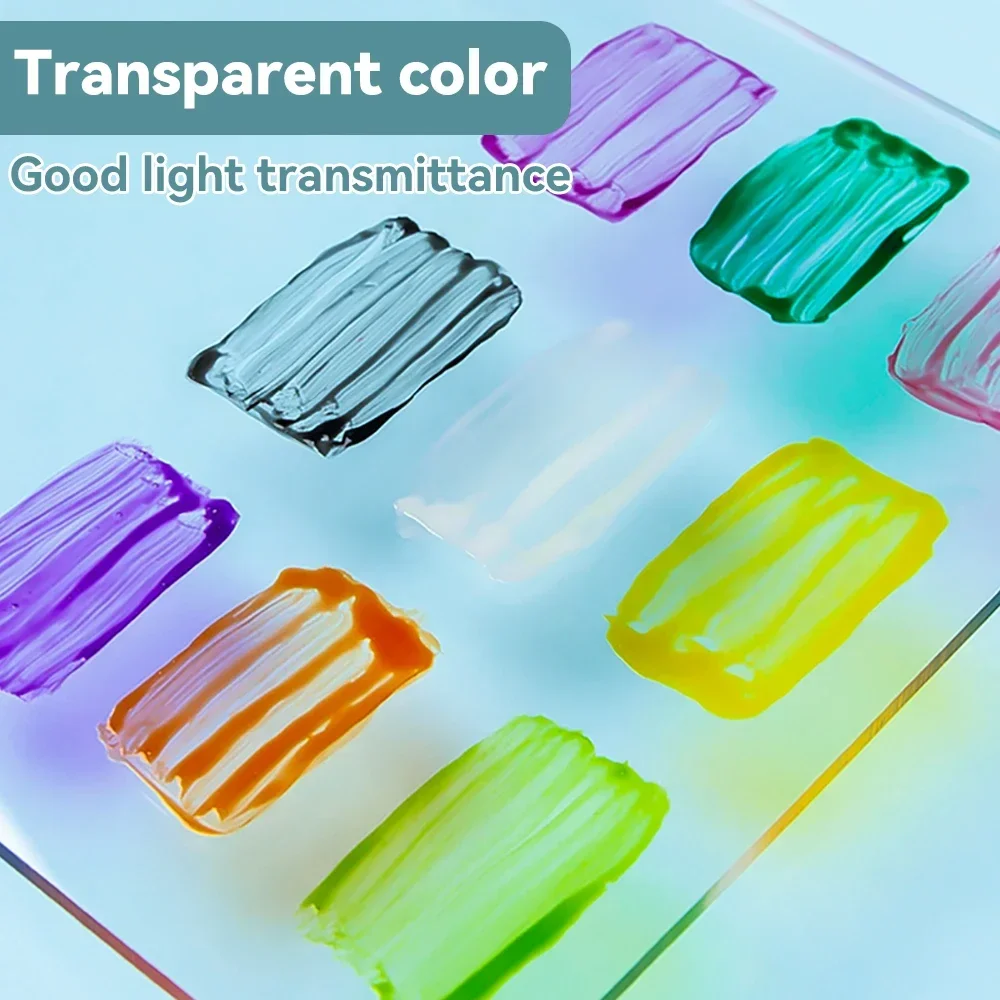 طلاء زجاجي مقاوم للماء 20/25 مللي دهانات أكريليك مقاومة للشمس للفنان رسم اللوحة الصباغ رسمت باليد طلاء زجاجي لتقوم بها بنفسك #5