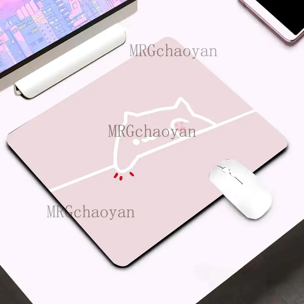 

Cute Funny cat Mouse Pad 40X45cm Large Square Computer Office Game Table Mats Rubber Anti-slip Mousepads Small Decor Desk Pads