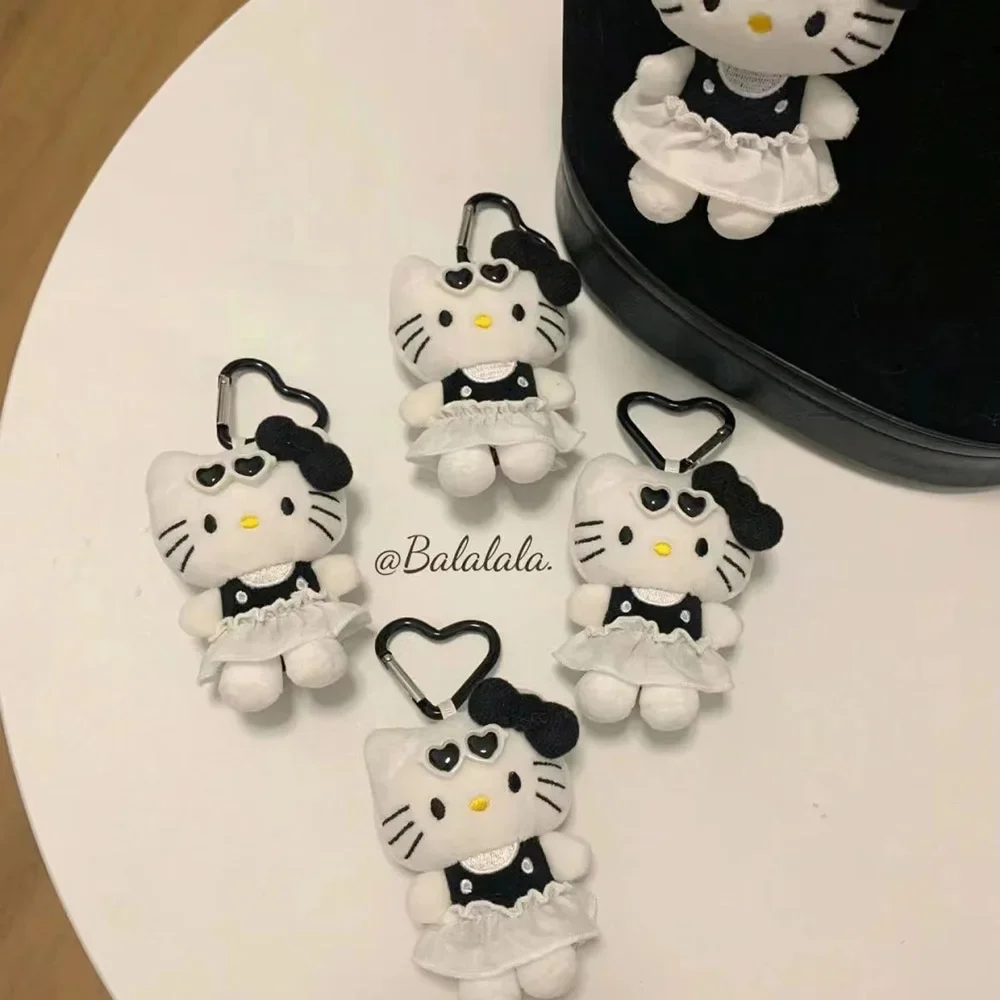 Sanrio Hello Kitty Doll Keychain Cartoon Soft Toy Bag Cute High-looking Fashion Pendant Accessories Birthday Gift for Friends image 2