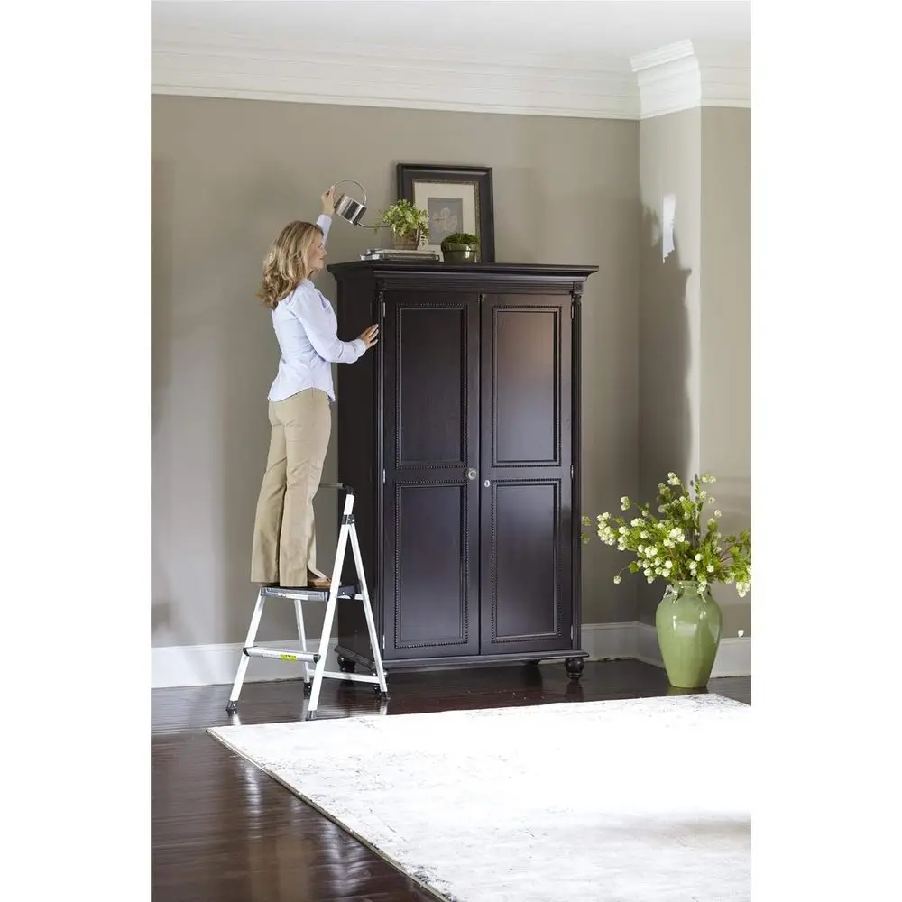 Lite Solutions Banquinho de apoio, preto