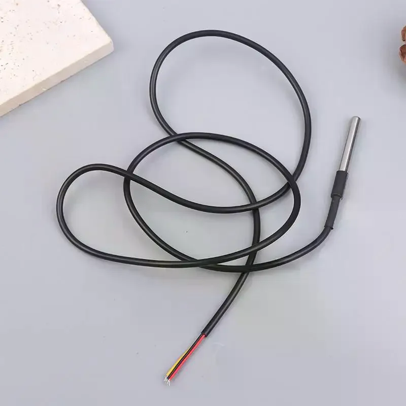 Sonde de capteur de température étanche DS18b20 en acier inoxydable avec câble de 1m pour Arduino