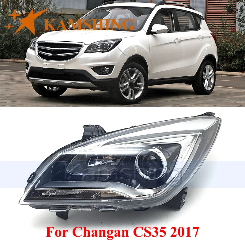 CAPQX Front Bumper Headlight For Changan CS35 2017 Front Head Light Headlamp Head Lamp
