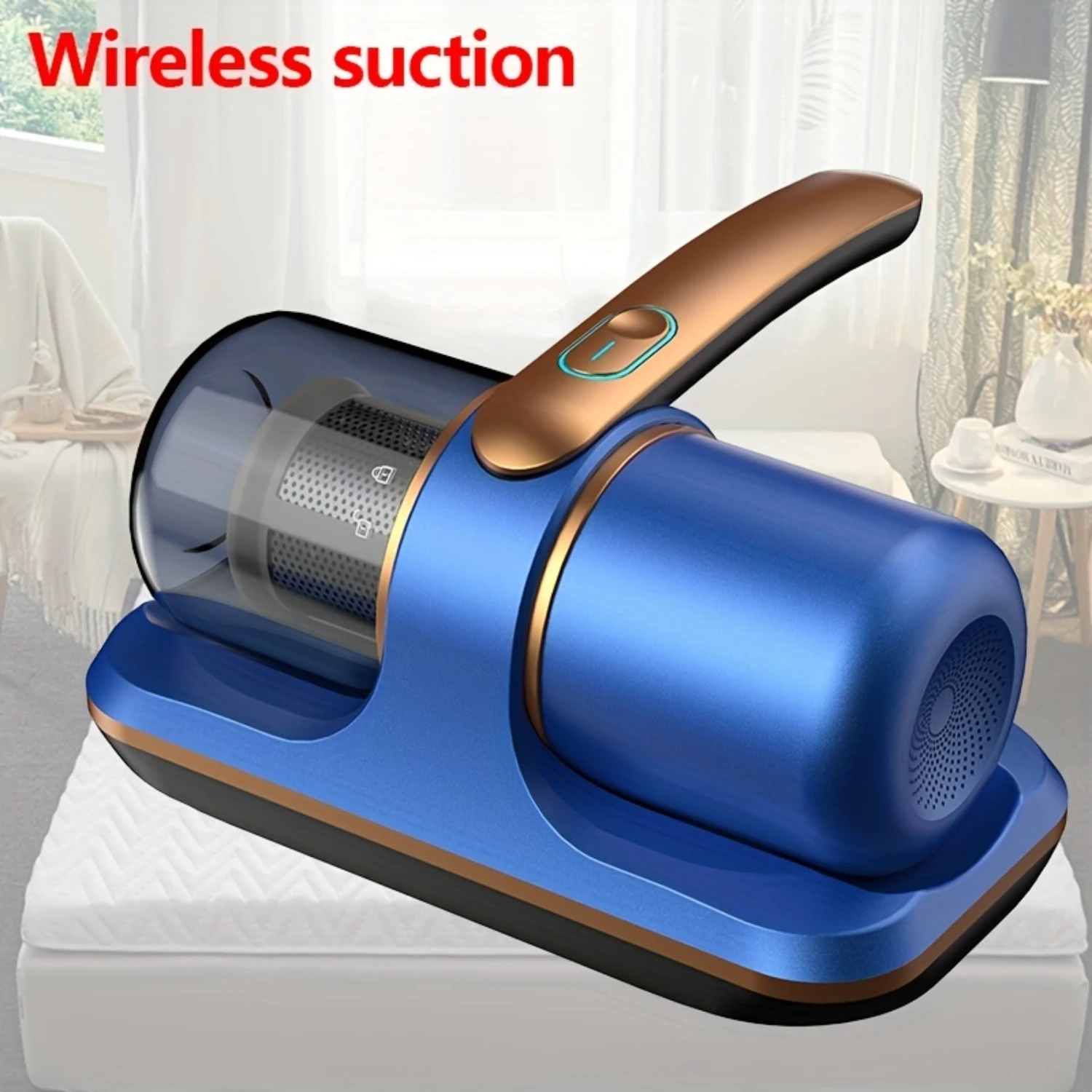

Household Mite Remover, Small Rechargeable Vacuum Cleaner, Can Be Used On Beds, Sofas, Carpets, And High-power Household Bed She