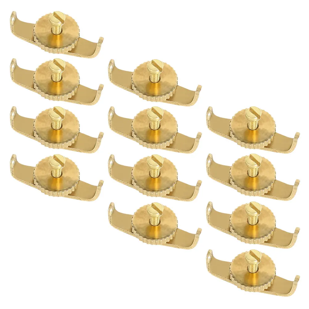 

12 Pcs Tuning Erhu Tuner Copper Fine Tuners High Quality Golden Adjusters Professional
