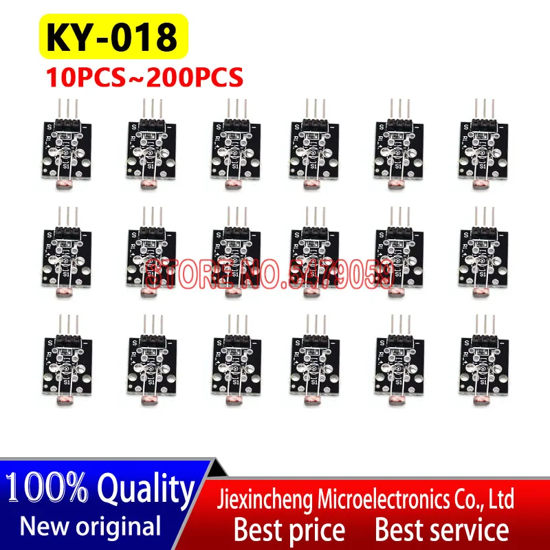 

(10PCS~200PCS) KY-018 photosensitive sensor module