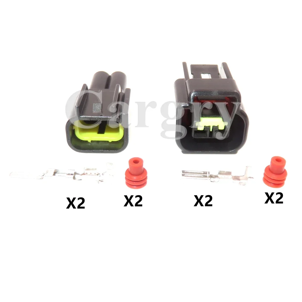 1 Set 2P FW-C-2M-B FW-C-2F-B AC Assembly Car High Voltage Package Ignition Coil Plastic Housing Waterproof Socket For Ford Focus - Detail 1