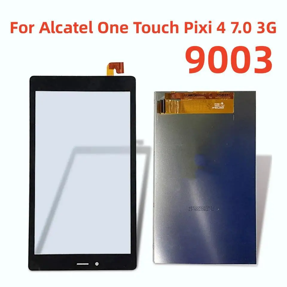 For Alcatel One Touch Pixi 4 7.0 3G 9003 9003X 9003A touch Screen panel digitizer LCD Display matrix TABLET pc replacement Parts