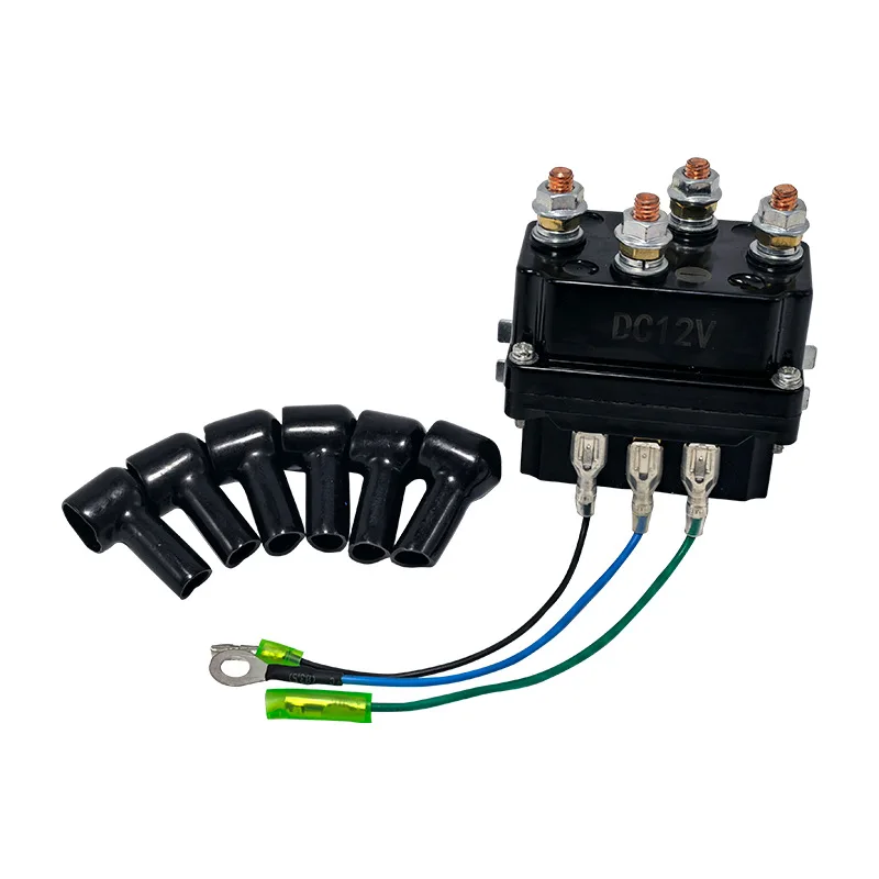 المصنع مباشرة 12 فولت 250A ونش الملف اللولبي التتابع 4250X3 * M6 عدة مع مجموعة حماية الصمامات ، كاملة الأسلاك تسخير