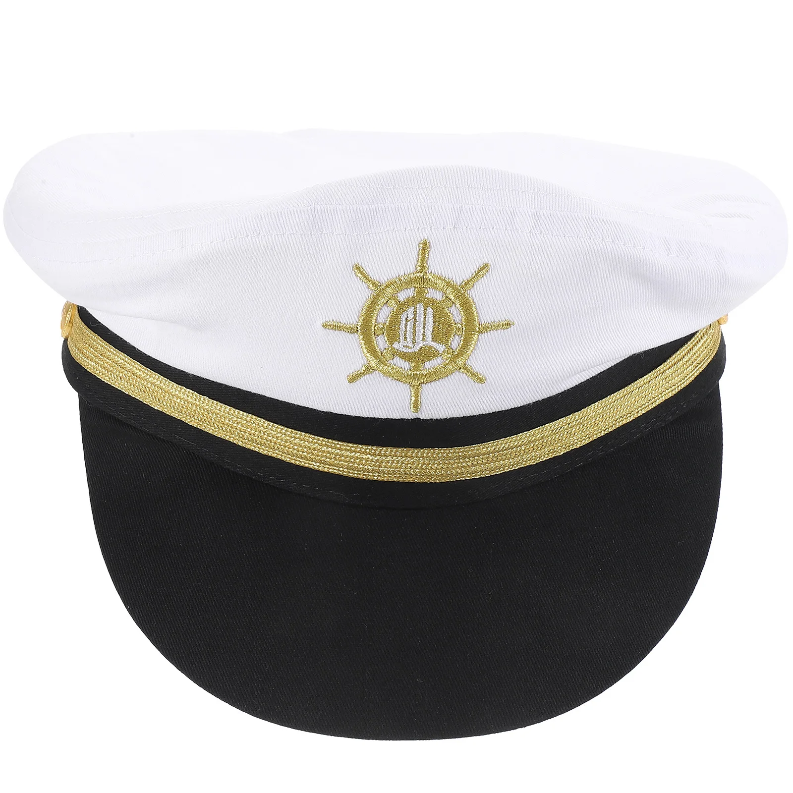 

Navy Sailor White Captain Hats for Men Women Party Stage Performance Accessories Boat Costume Boat Captain Hat Prop