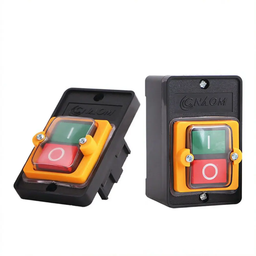 Waterproof Push Button Switch For KAO 5M For Industrial Machine Tool Drill Press Starter Control Electrical Power Device