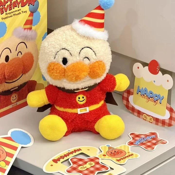 Martube New Anpanman Birthday Figurines With Recording Replay Music Function Anime Figures Anpanman Decor Toys Peripheral Gifts view 3