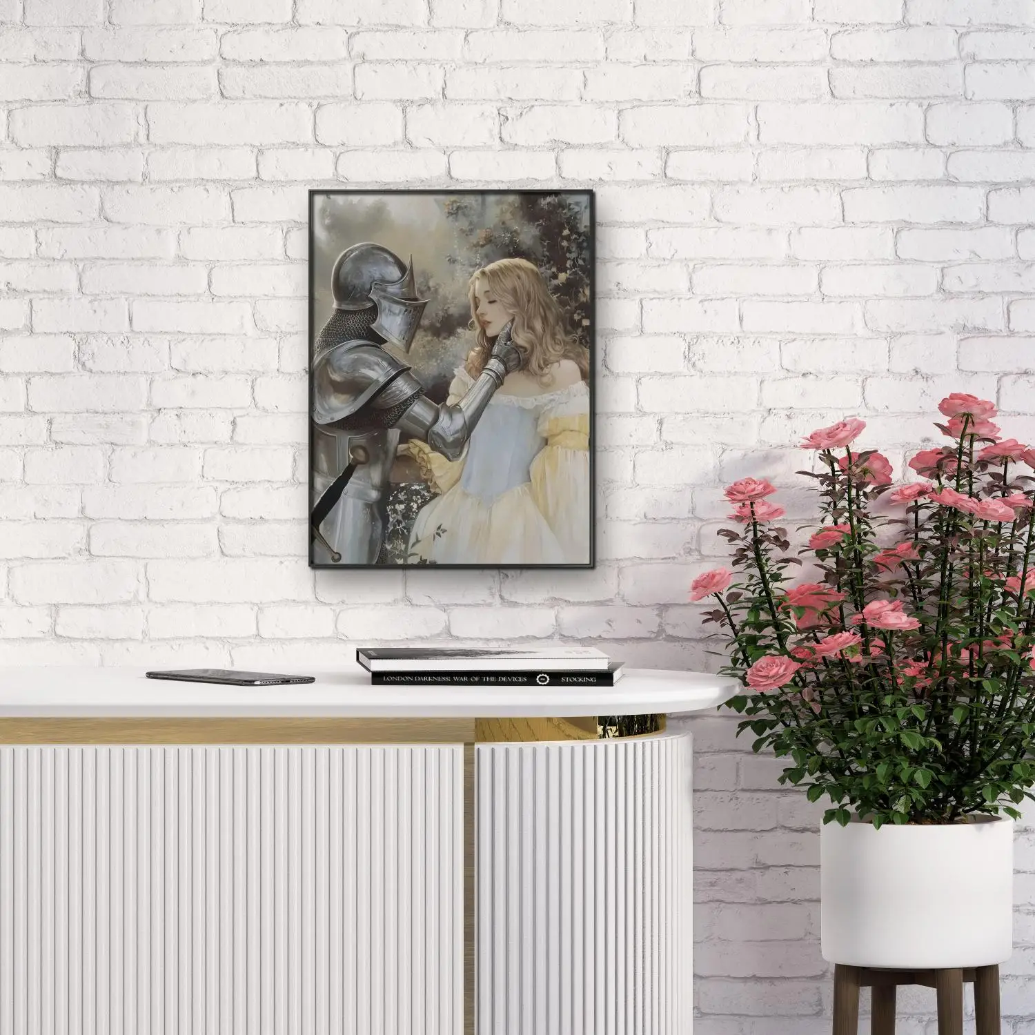 1pc frameless Knight and Princess DIY Diamond Art Painting Romantic Scene 5D Gem Embroidery Mosaic Home Wall Decoration Creativi