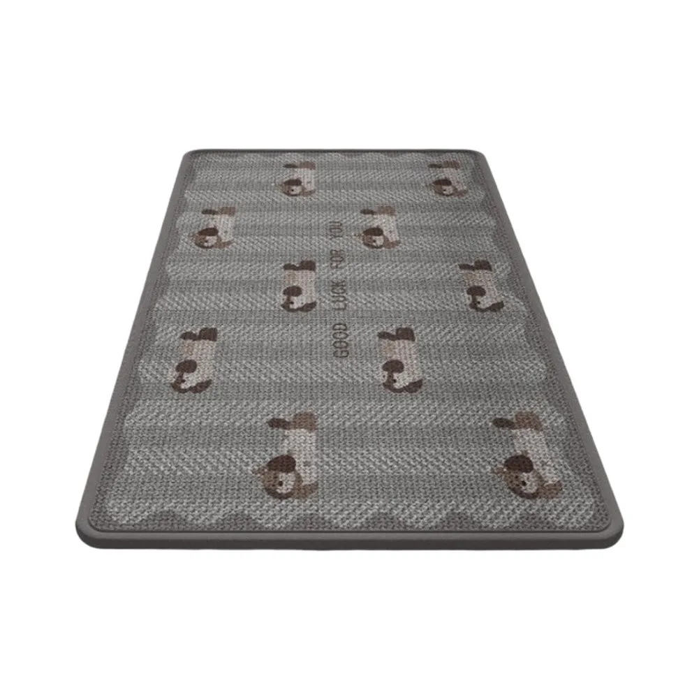 Soft Floor Covering 40*60 Cm Microfiber Bath Mat Water Absorbing Ultra Absorbent Skid Resistant Backing Reinforced Seams