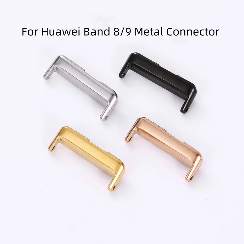 

1 Pair High Quality Metal Watchband Strap Connector for Huawei Band 9 8 Bracelet Adapter Replacement Accessories for 12mm 14mm