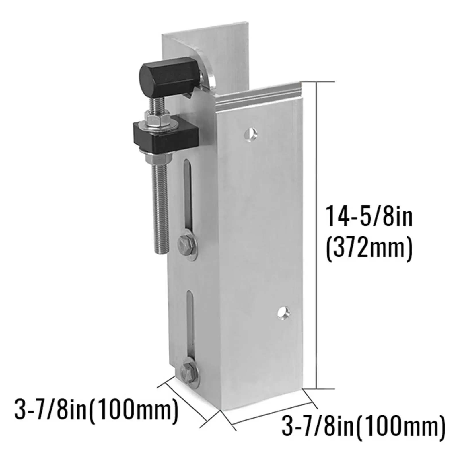 Placa de cric ajustável em liga de alumínio