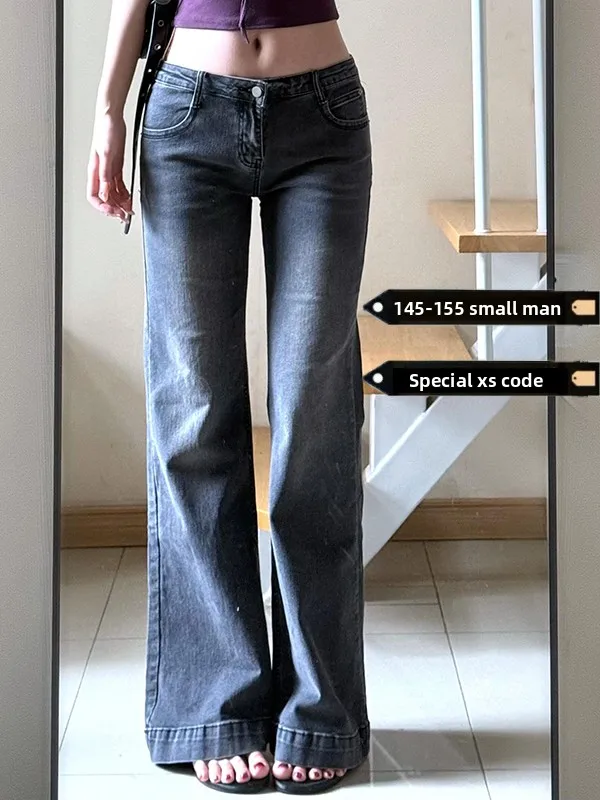 

Джинсы-клеш с высокой талией, женские сексуальные джинсы orties, эластичные универсальные длинные брюки, повседневные хлопковые брюки в американском стиле ретро...