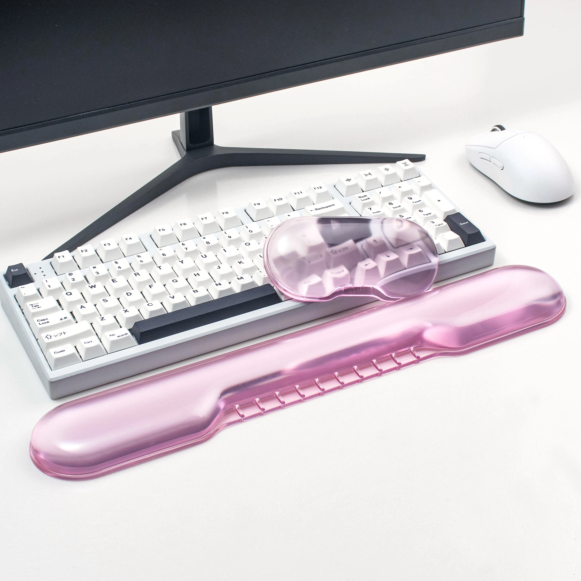 Silicone Gel Wrist Rest For Keyboard and Mouse Wrist Rest Set Ergonomic Hand Pad Cushion Comfortable Soft For Office PC Laptop