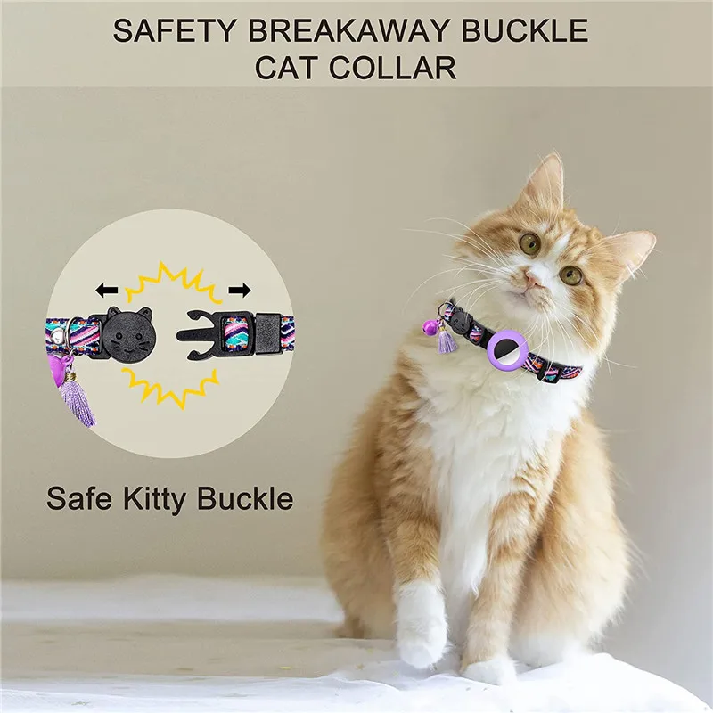 オリジナルのペタグ付きレザーケース,犬と猫のカラー付きアクセサリー