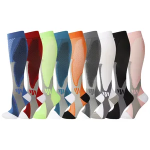 1 pair of compression socks sports socks of medical nursing avoid varicose veins socks nursing athletic football sox 8 Main Men's Compression Half Sales - №4