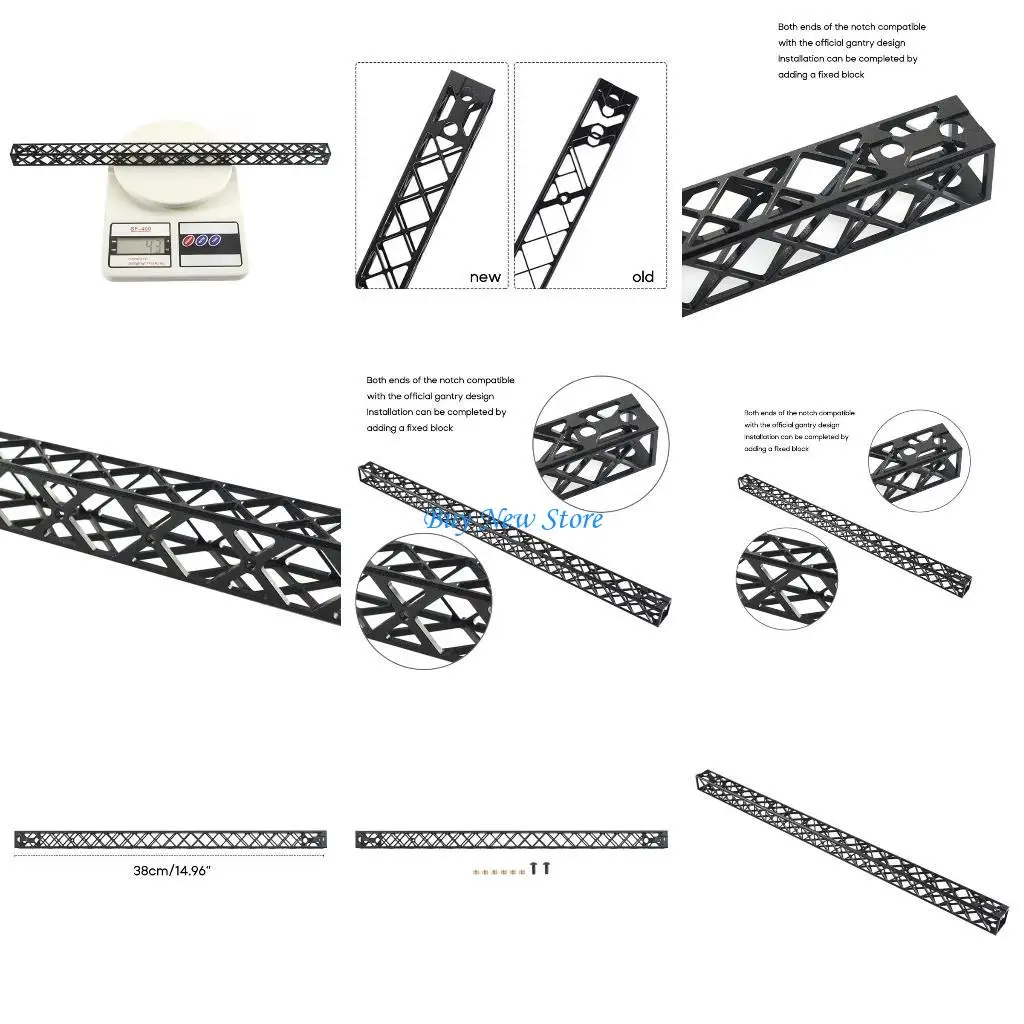 

20ce для Voron 2.4 3D-принтер Gantry Ultra-Light 380 мм супер-световой алюминиевый сплав Гантри 3D-замена части