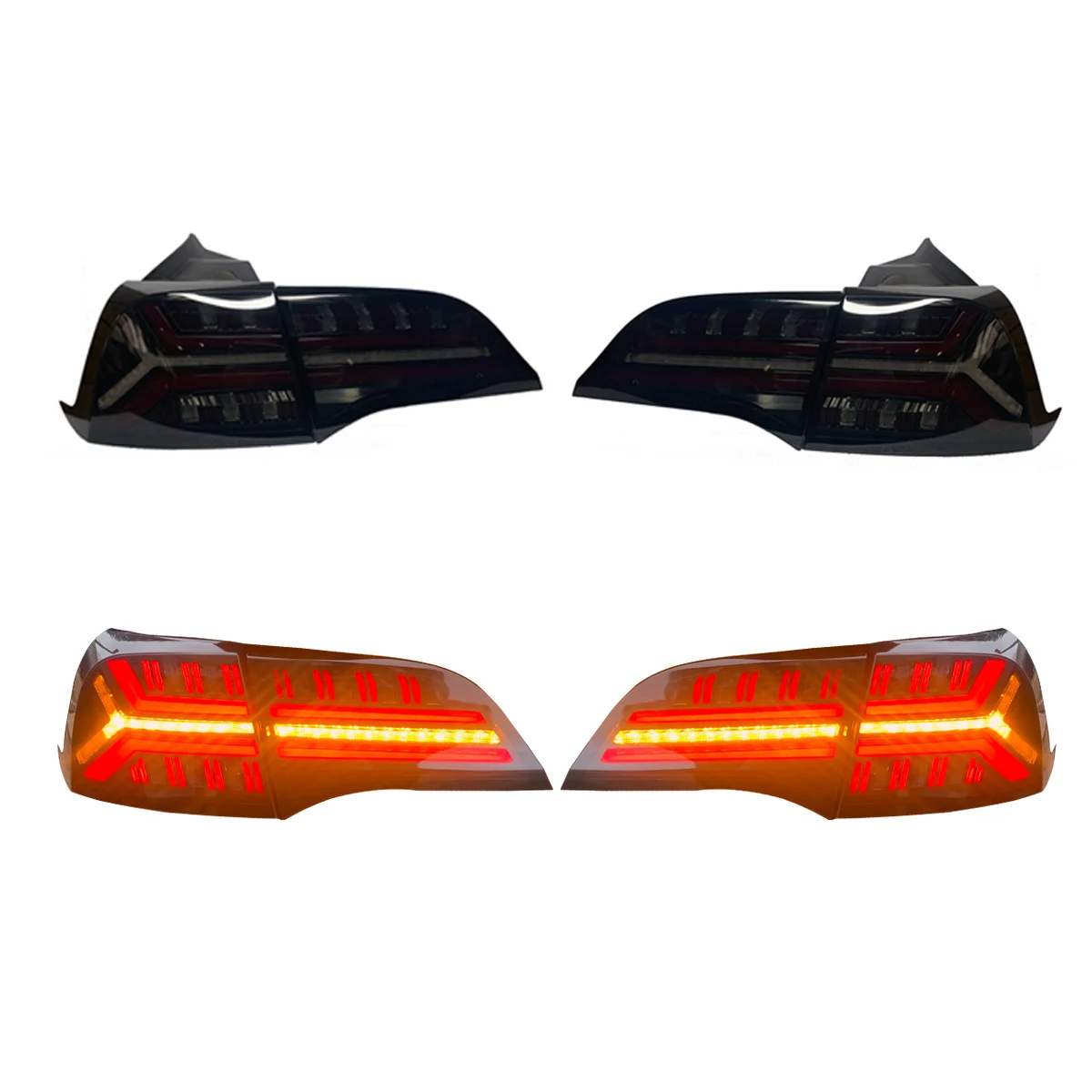 

High Quality Custom Tail Lights for Tesla Model 3, Assassin Style LED Tail Lamps Tesla.