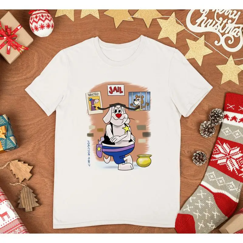 

Deputy Dawg White T Shirt Cotton Funny All Size S 4XL YI162