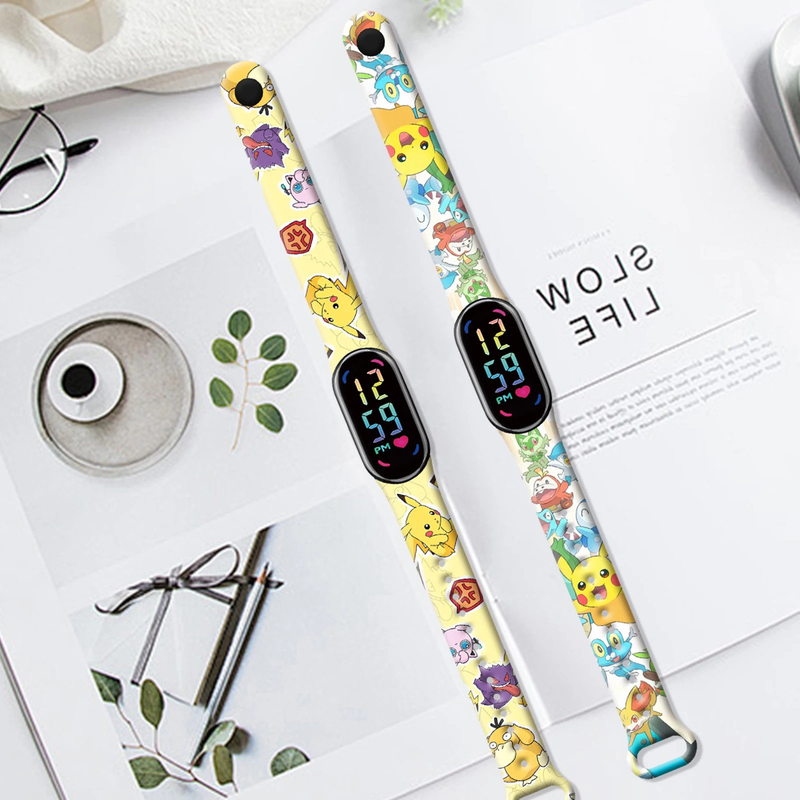 Pokemon Series Printed Wristband for Xiaomi Mi Band 10 Wrist Strap Replaceable Bracelet for Mi Band 9 8 Smart Watchband