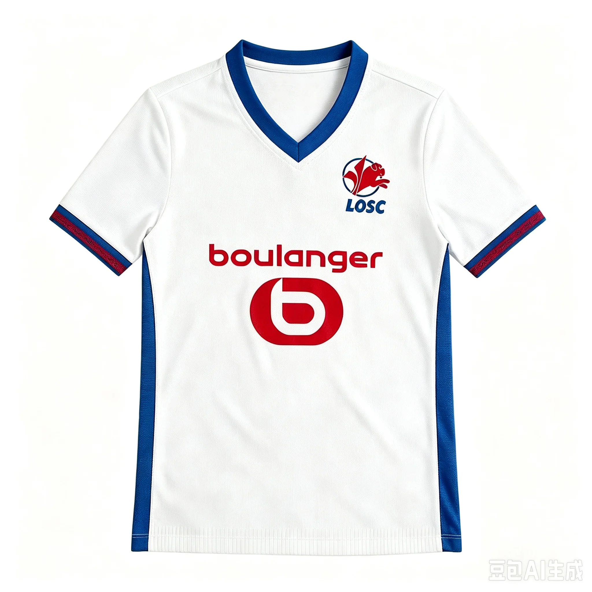 FamilyMatching 2026/2027 LOSC Lille French Football Clubs Jersey T-shirt Summer Sports Oversize Breathable  Streetwea Tops