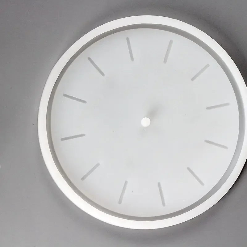 3D Round Concrete Clock Silicone Mold Craft Handmade Clock Mould DIY Crafts Silicone Mould Home Decoration