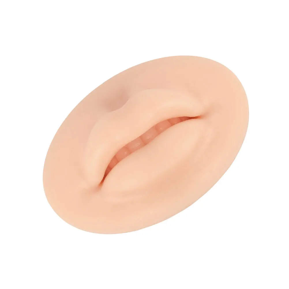 

Elastic Softer Fake Skin Lip Mold Realistic Simulation for Tattoo Practice Safe Supple Silicone Professional Training Accessory